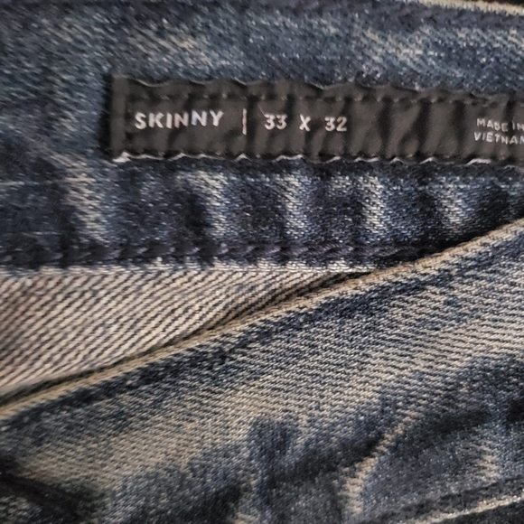 Pacsun Blue Skinny Jeans 33x32 - Picture 3 of 3